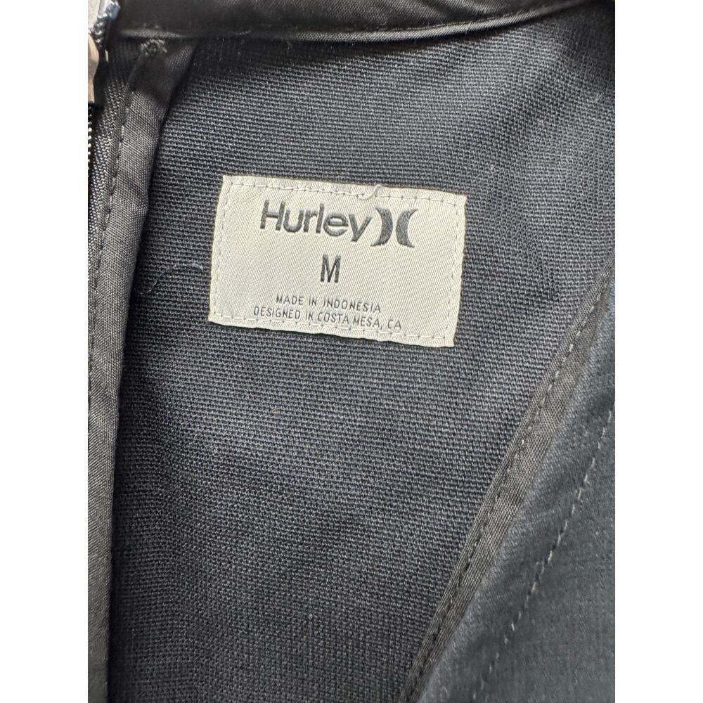 Hurley Black Modernist Jumpsuit sz M Minimalist Utility Overalls Surf Skate NWT - Picture 10 of 12